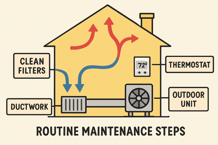Lowering Energy Bills Through Regular HVAC Maintenance